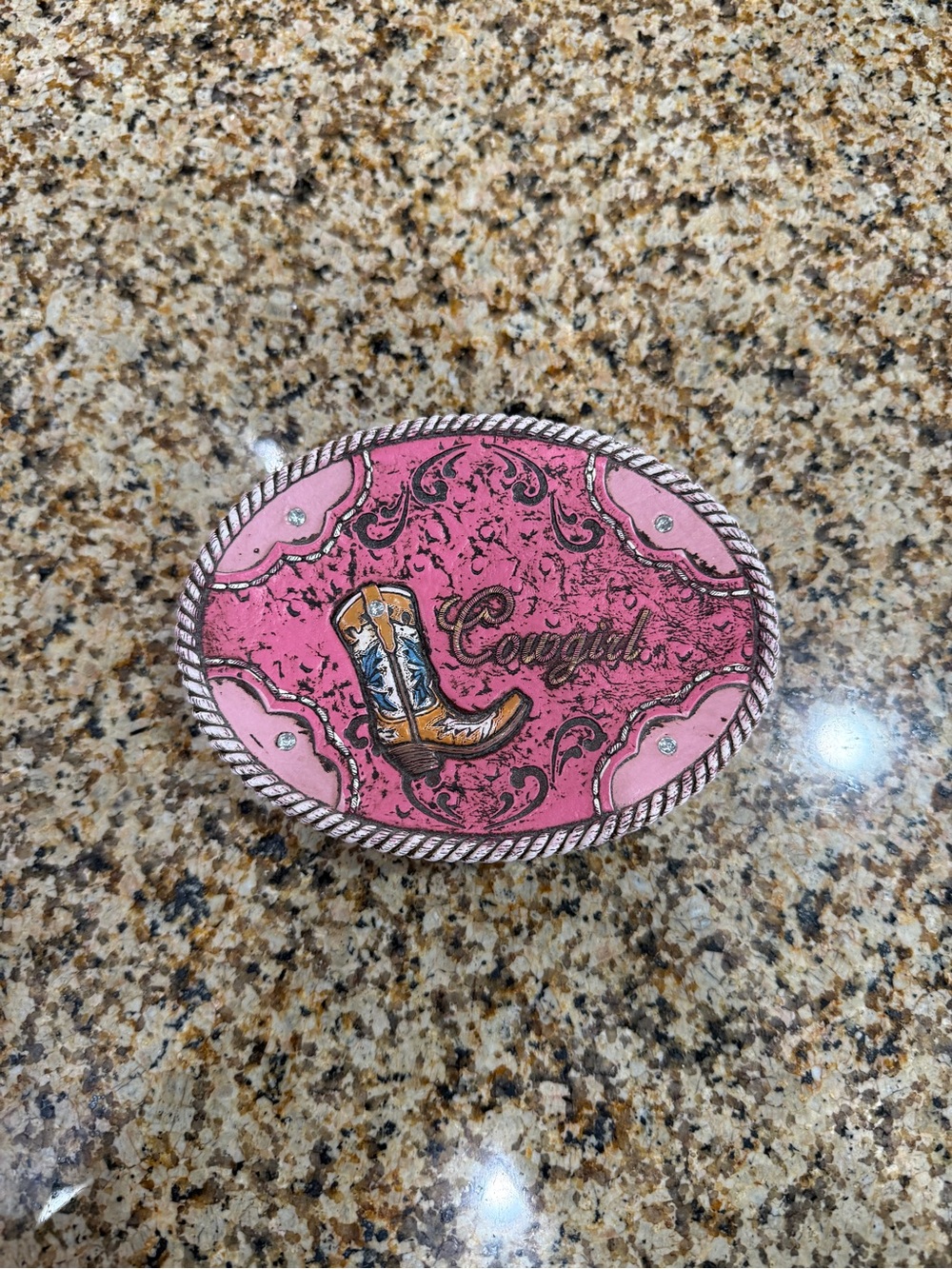 Cowgirl Pink Jewerly Tray